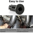 thumbnail image 7 of Engine Steering Socket Wrench Tool, Engine Barring Rotating Tool Compatible with Cummins B and C & Dodge Pickups 3.9L 5.9L 6.7L 8.3L Liter Turbo Engine Replace#：3824591A, 7 of 7
