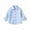Light Blue, variant on Xaqiouau Girls Plaid Button Down Shirt Long Sleeve Flannel Shirt Casual Collared Loose Fit Lightweight Fall Tops for Kids Girls