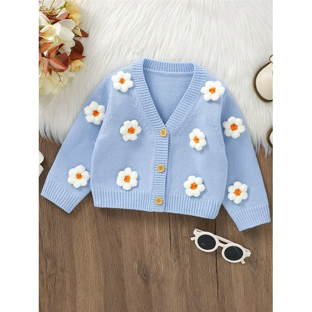 Manteau Tricoté Avec Nœud Pour Bébé De 0 à 3 Ans, Pull Pour Nouveau-né Fille, Cardigans, Col à Volants, Manches Longues, Hauts Pour Filles, Vêtements Pour Filles