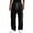 Black, variant on Wutalume Men's Elastic Waist Fit Sweatpants — Relaxed Joggers for Men with Drawstring, Wide Leg Lounge Trousers, Perfect for Gym