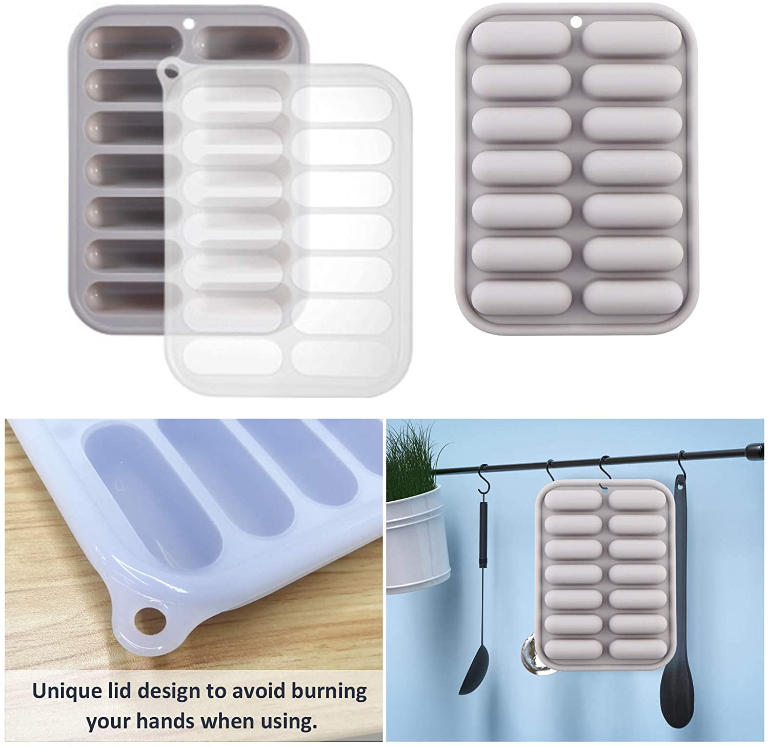 Moules En Silicone Pour Barres De Chocolat De Dubaï , Moules épais Pour