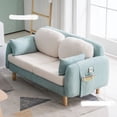 thumbnail image 3 of European-style Fabric Living Room Sofas Luxury Living Room Furniture Leisure Lazy Sofa Armchair Home Creative Balcony Sofa chair My Lux Decor Round, 3 of 26