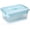 Blue, variant on Stack & Carry Box, Clear Plastic Storage Container Stackable  Utility Box with Removable Tray Multi-Purpose Storage Bin for Organizing Stationery, Sewing, Art Craft Supplies(Blue)