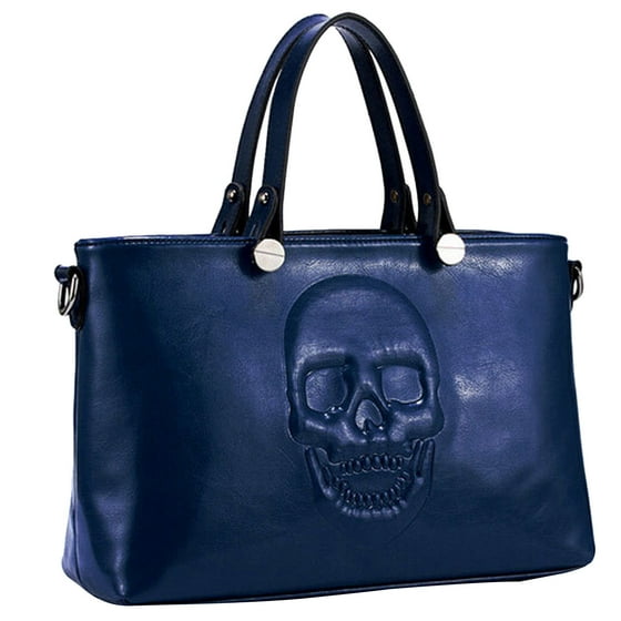Mechaly Women S Skully Vegan Leather Skull Handbag