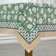 thumbnail image 2 of Mantel Ridhi de algodón verde musgo turquesa, 70 x 108 cm, 2 of 8