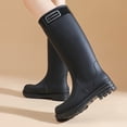 thumbnail image 3 of YUEHUA Womens Rain Boots Outdoor Casual Shoes for Women Hiking Camping Walking Comfortable Lightweight Low Heel Waterproof Anti-Slip Garden Boots, 3 of 8