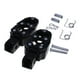 thumbnail image 4 of Pedales Reposapiés Sunnimix Antideslizante Estriberas anchas Duradero Portátil Fácil de instalar Giratorio Estabilizar Motocicleta Negro, 4 of 8