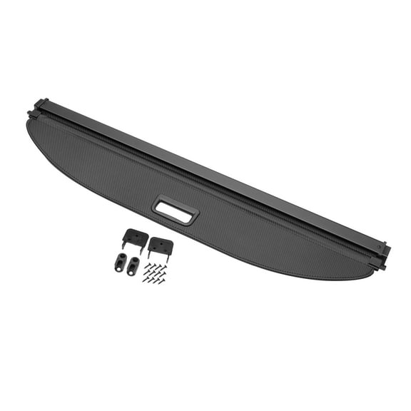 Unique Bargains Retractable Cargo Cover for Volkswagen Tiguan 2007-2016 Trunk Cargo Cover Carbon Fiber Black