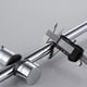 thumbnail image 4 of Soporte de cabezal de ducha universal para rieles de 19 a 25 mm, plástico ABS de ingeniería cromado, diseño de bloqueo seguro, revestimiento resistente a rayones, para baño, 4 of 5