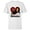 White, variant on Marvel Studios Ms. Marvel I Heart Kamala - Short Sleeve T-Shirt for Kids - Customized-White