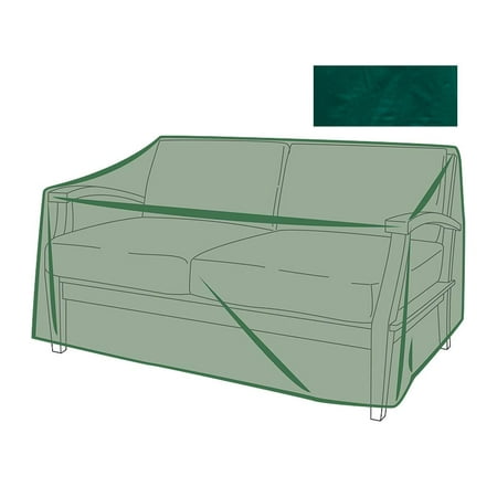 All-Weather Outdoor Furniture Cover for Loveseat, Green - Walmart.com