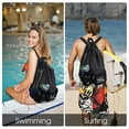 thumbnail image 4 of WMGHA Swim Mesh Beach Bag, Waterproof Gym Bags for Women and Men, Large Pool Bag Swimming Gear Drawstring Backpack, Lightweight PVC Swim Bag with Adjustable Straps for Pool/Yoga/Travel, 4 of 9