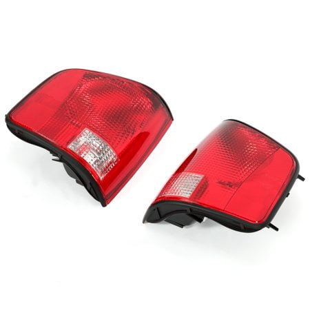 Kojem Tail Light Pair for 1994-2004 Chevrolet S10 96-2000 Isuzu Hombre 94-04 GMC Sonoma Left & Right  GM2800168 GM2801124 GM2800124 Plastic Red Lens