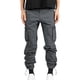 thumbnail image 2 of Pantalones largos de tela tejida para hombre con múltiples bolsillos, pantalones casuales de color sólido, pantalones de trabajo para hombre, pantalones de tela tejida, 2 of 9
