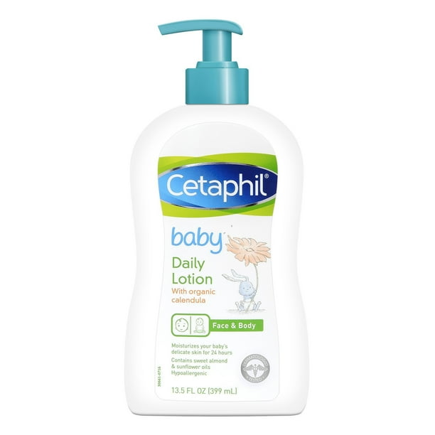 Cetaphil Baby Daily Lotion with Organic Calendula, Sweet Almond Oil and