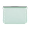 thumbnail image 1 of Tnarru Reusable Freezer Bag, Silicone Reusable Storage Bag, Food Meal Prep Storage Container for Snack, Lunch, Travel, Sandwich Green, 1 of 8
