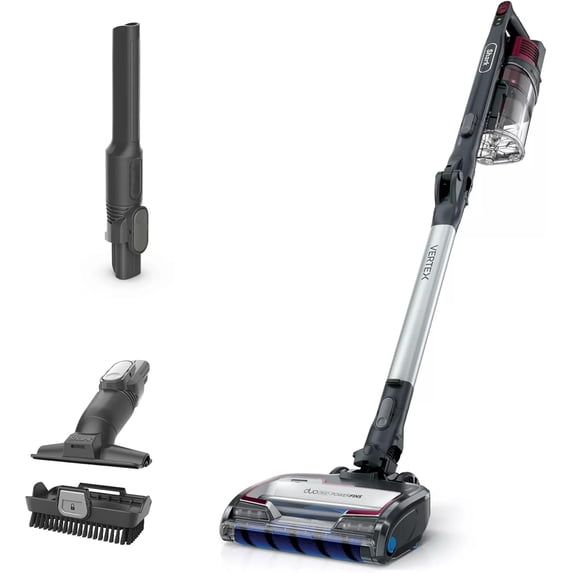 Restored Shark, Vertex Cordless Stick Vacuum with DuoClean PowerFins, HEPA, 60 Min Run Time, Multicolor