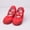 Red, variant on Girls Ballet Shoes, Indoor Gymnastic Ballerina Dance Flats Slippers for Kids, Toddlers Dancing, Yoga, Fitness Red 6 Years