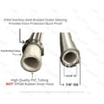 ible Stainless Steel Water Heater Connector For Female Iron Water Pipes