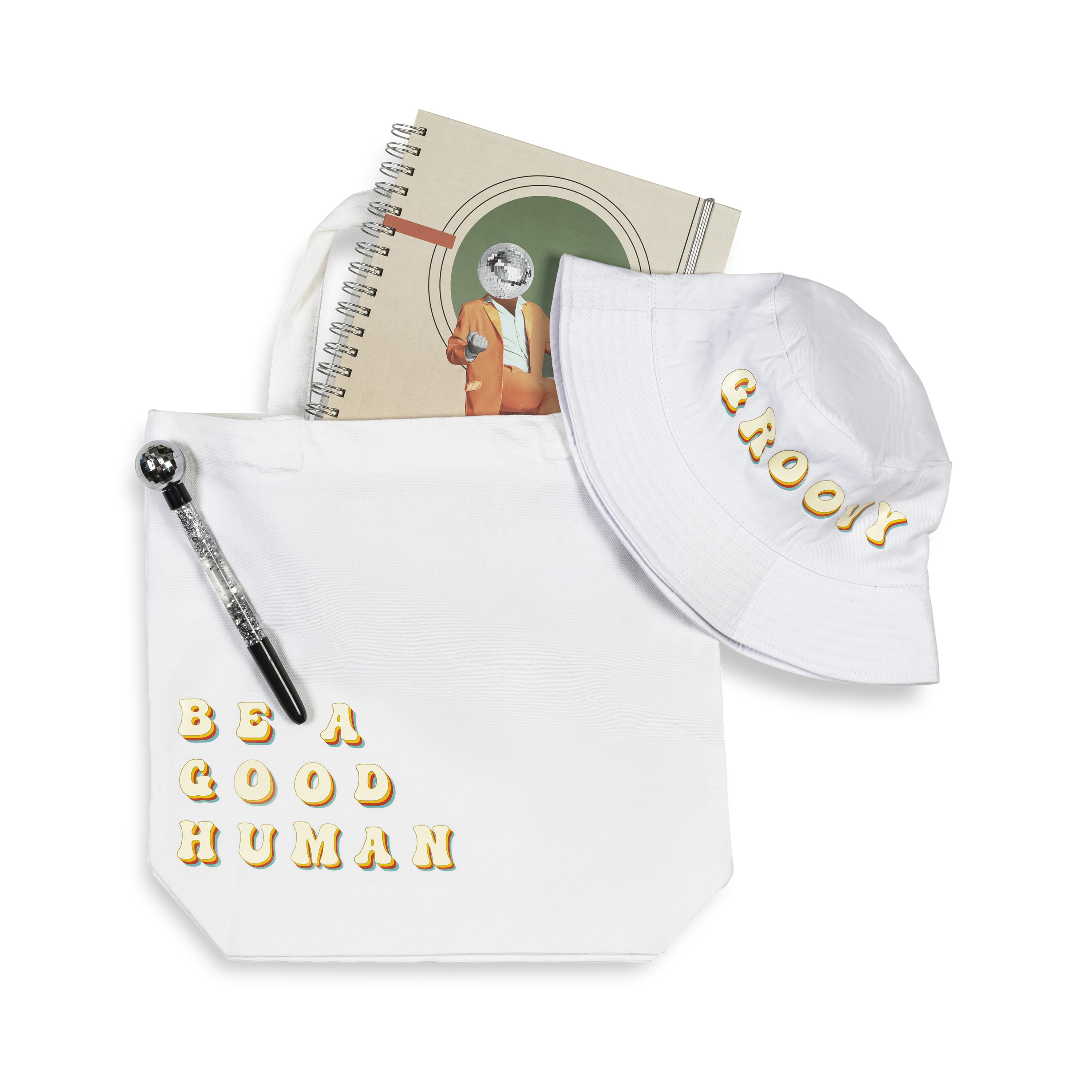 Hello Hobby Iron-on Alphabet Sewing Patches & Appliques, Groovy