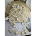 thumbnail image 3 of YooGuoGuo Multi-Purpose Vintage Four Seasons Hand Hook Flower Ear Cap, Beanie Bell hat, 3 of 6