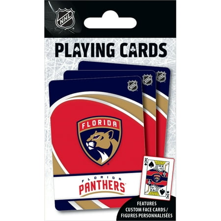 MasterPieces Officially Licensed NHL Florida Panthers Playing Cards – 54 Card Deck for Adults MasterPieces Officially Licensed NHL Florida Panthers Playing Cards – 54 Card Deck for Adults