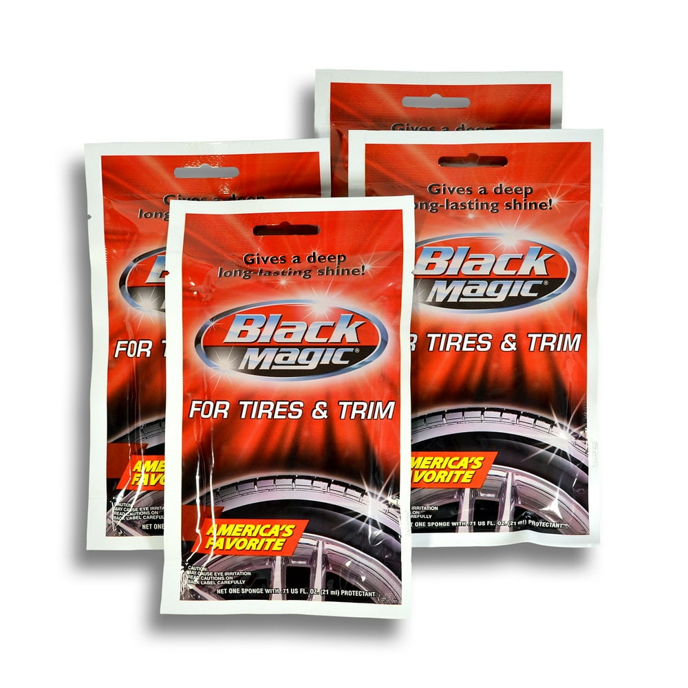 Black Magic Car Tire Shine Sponge Applicator for Tires and Trim (Pack