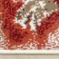 thumbnail image 2 of Alpine Rug Co. Florence Collection Cream/Red Vintage Floral Pattern Area Rug - 5'3" x 7'4", 2 of 10
