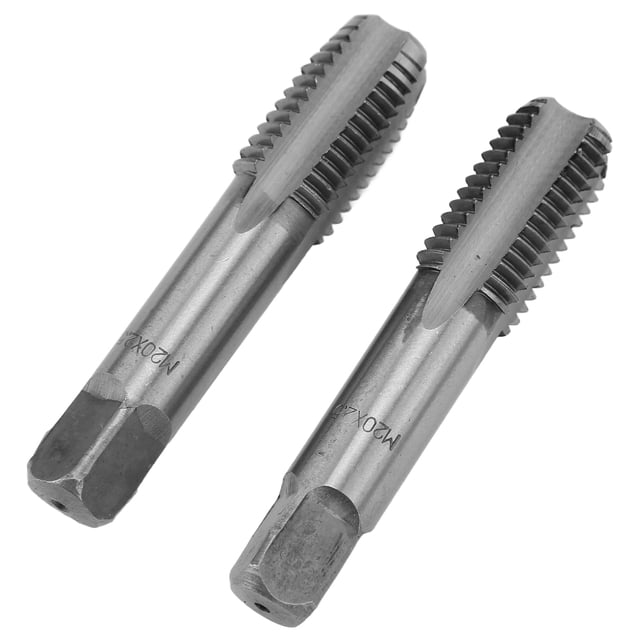 Herramienta Para Roscar, Macho De Flauta Recta Acero De Alta Velocidad Compacto De Alta Dureza Para Aluminio Para Madera Para Cobre ANGGREK M20x2.5