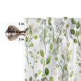 thumbnail image 4 of Spring Botanical Green Valances for Windows Farmhouse Kitchen Curtains Valances Rod Pocket Valance Curtains for Kitchen Windows Summer Leaf Watercolor Window Valances for Bathroom Bedroom 60"x18", 4 of 6