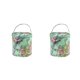 thumbnail image 4 of Cateissary Bolsa redonda de hilo de tejer para ganchillo, organizador artesanal, cesta de almacenamiento de lana, accesorios de costura, bolsa con Verde 2piezas, 4 of 6