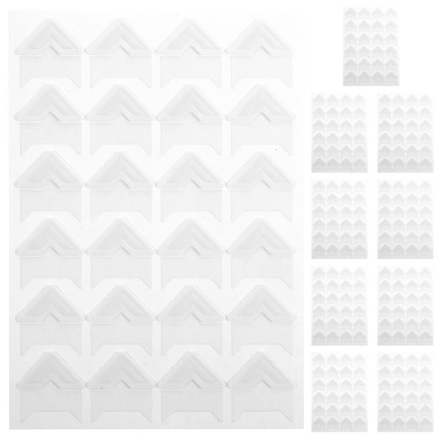 10 Sheets Photo Corners Photo Stickers Photo Album Corners for Photo Book Journal Diary