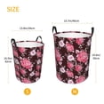 thumbnail image 4 of Uemuo Rose Flowers Pattern Circular Laundry Hamper Basket with handles,Collapsible laundry basket,Large capacity laundry hamper,Laundry Organizer-Small, 4 of 8