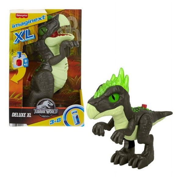Imaginext Jurassic World Dinosaurio de Juguete Dracorex XL Deluxe para niños de 3 años en adelante