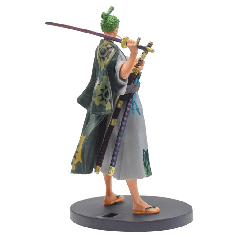 Anime Roronoa Zoro Action Figure in Kimono DXF Wano Country Pvc