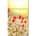 thumbnail image 2 of Wild Meadow with Poppy Flowers - Floral Canvas Art Print, 2 of 3