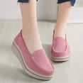 thumbnail image 3 of Mostsola Platform Loafers for Women Comfortable Business Shoes Slip on Wedges Walking Shoes, 3 of 5