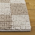 thumbnail image 3 of SAFAVIEH Natura Blazhe Checkered Area Rug, Taupe/Ivory, 4' x 6', 3 of 10