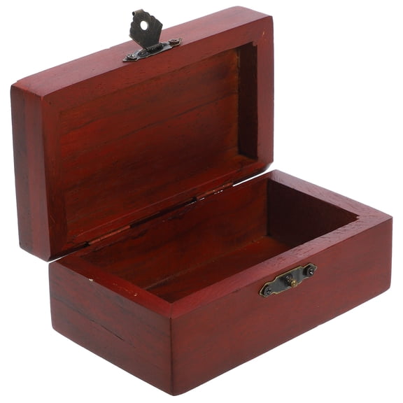 UPKOCH Treasure Chest Jewelry Box Necklace Storage Organizer Dark Red 1Pack