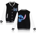 thumbnail image 1 of Y2k 90s Stitch Disney Sudadera con capucha chaqueta de béisbol hombres mujeres sudadera niños niñas chaquetas Harajuku ropa de calle abrigos universitarios, 1 of 1
