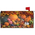 thumbnail image 2 of Thanksgiving Pumpkins Mailbox Covers, Magnetic Post Box Cover Wraps Standard Size 21x18 in for Garden Yard Decor, 2 of 7