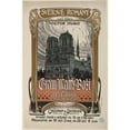 thumbnail image 3 of Anonymous 17x24 Black Modern Framed Museum Art Print Titled - Czech Bookstore Poster for the Translation of Notre-Dame De Paris. (1902), 3 of 5