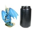 thumbnail image 6 of Fantasy Holiday Spirit Blue Advent Candle Dragon Christmas Tree Hanging Ornament, 6 of 7