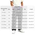thumbnail image 4 of Jessboyy Boys Sweatpants 3-4 Years Elastic Waist Drawstring Boys Pants with Cargo Pockets Casual Straight Leg Sweatpant for Fall Winter School Black, 4 of 4