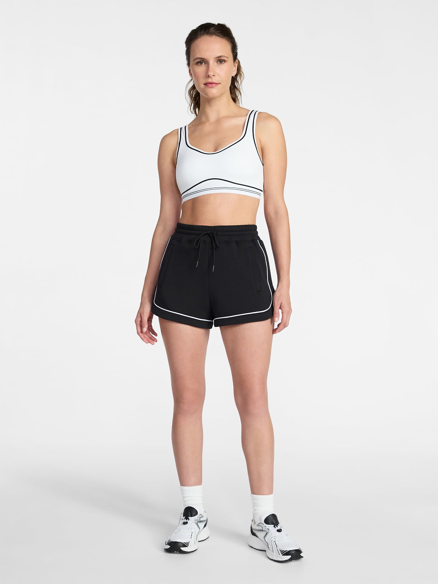 Avia Women's ScubaKnit Shorts, 3'' Inseam, Sizes XS-XXXL