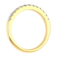 thumbnail image 2 of 1/4 Carat Prong Set Diamond Wedding Band Ring in 14K Yellow Gold (Ring Size 5) (I1-I2 Clarity), 2 of 5