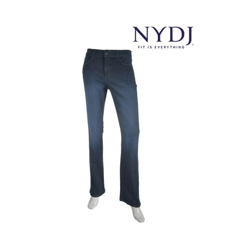 NYDJ Marilyn Straight Denim Jeans Burbank Wash 8