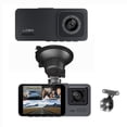 thumbnail image 3 of Heliisoer Dash Cam WiFi 1080P FHD Car Driving Recorder 2-inch IPS Screen Three Lens Car Camera 170 Wide Angle/Motion Tracking/Reverse Image/G Sensor/HD Night Vision, 3 of 9