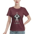 thumbnail image 1 of Women's Basic Short Sleeve T-Shirt One Piece Big Bear, 1 of 6