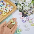 thumbnail image 3 of 48Pcs 12 Styles Bell Flower Beads Bulk Rainbow Flower Bead Iridescent Lily of The Valley Colorful Floral UV Plated Tulip Spacer Loose Bead for DIY Jewelry Making Bracelets Necklaces DIY Crafting, 3 of 6